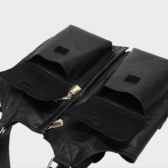 High Quality Custom Supreme Chest Rig/ Vest. Brand New 100% Genuine Leather - Picture 5 of 9